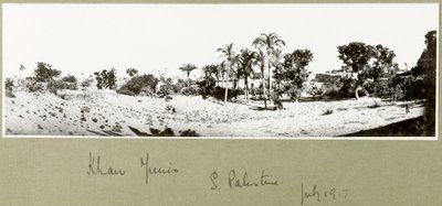 Khan Yunis, Südpalästina, Juli 1917 von Capt. Arthur Rhodes